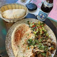 Hummus shawarma  at Dominion Food Revolution in Frankfurt