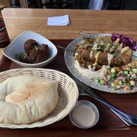 Dominion Mix + extra Falafel  at Dominion Food Revolution in Frankfurt