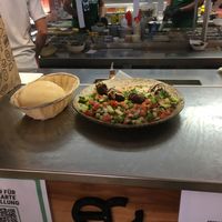 Vegan offering at counter at Dominion Food Revolution in Frankfurt