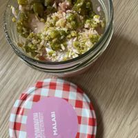 Malabi after half a day in my backpack 😂  at Dominion Food Revolution in Frankfurt