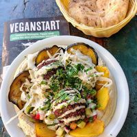 Hummus Sabich 😋 at Dominion Food Revolution in Frankfurt