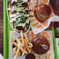 Best Burger and fries combination ever at Dominion Food Revolution in Frankfurt