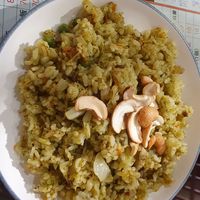 Toona fries rice with cashews at Tiān Cí Bǎo Xuān 天慈寶軒 in Yuli