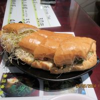 The bahn mi (90TWD) at Tiān Cí Bǎo Xuān 天慈寶軒 in Yuli