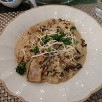 Mushroom risotto at Gavi Wine Restaurant in Busan