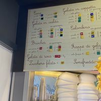 Prices  at Gelateria Gaggero in Genoa
