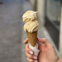 Peanut ice cream 🍦   at Gelab Gelateria in Como