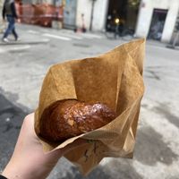 Vegan croissant on the go  at S.forno in Florence