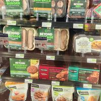 Some of the frozen veg options at Keweenaw Co-op in Hancock