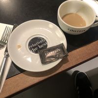 | at Einstein Cafe in Bern