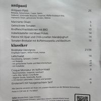 One salty vegan option at Einstein Cafe in Bern