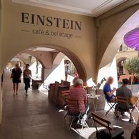 Northern side at Einstein Cafe in Bern