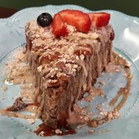 Delicious cake :-) at Madre Tierra in Caguas