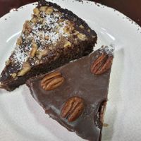 The cake with pecans is out of this world!! at Madre Tierra in Caguas