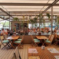 Interior of terrace at Schwellenmätteli  in Bern