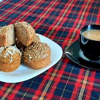 Ricos panes con almendra y coco 😋 at Indómite Vegan  in Villa De Alvarez