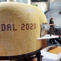 Pizza oven at Pizzaria Marione 마리오네 in Seoul