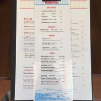 Drink menu at Pizzaria Marione 마리오네 in Seoul