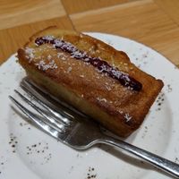 Matcha raspberry cake at Seed in Luxembourg City