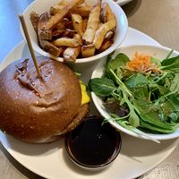 Cheese burger  at Seed in Luxembourg City