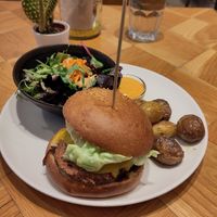 Barbeque burger. at Seed in Luxembourg City