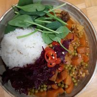 Peanut curry at Seed in Luxembourg City