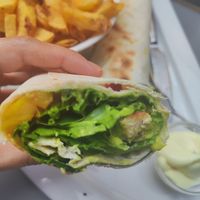 Nugget and avocado durum at Seed in Luxembourg City