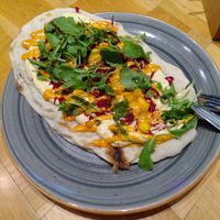 Pinsa vegan at Seed in Luxembourg City