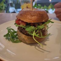 Replacement burger at Seed in Luxembourg City
