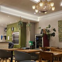 Inside seating area at Seed in Luxembourg City