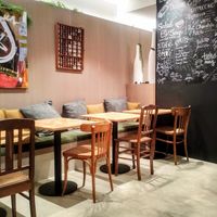 Eat-in space at Seed in Luxembourg City