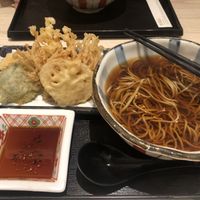 Yasai tempura $20.80 at Shimbashi Soba in Central Singapore
