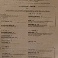 Menu 2/2 on March 25, 2022 at Harkers in York