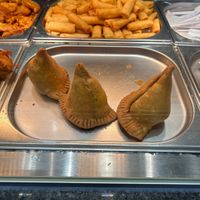 Samosas and spring rolls  at Veggie House in Weiterstadt