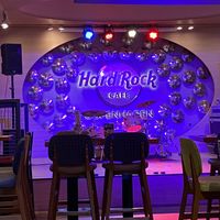 Oops forgot to photograph my burger  at Hard Rock Cafe in Copenhagen