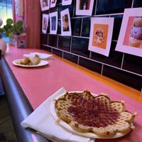 Interior  at Haralds Vaffel in Oslo