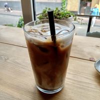 Iced latte at Kushiin in Nijmegen