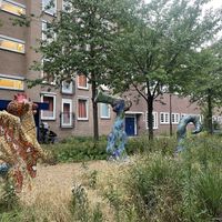 Nearby art 🙂  at Elixer in Amsterdam