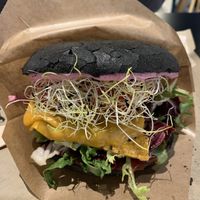 Beyond Meat Burger at Two Monkeys  in Malmo