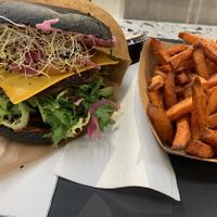 Beyond burger❤️ #Veganuary at Two Monkeys  in Malmo