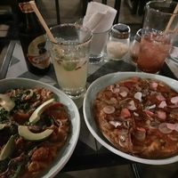 Pizza Kingston and Rosario at 7A Norte Pizzeria in Antigua