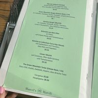 Vegan menu  at Marcels Marcili in Bern