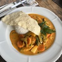 The curry  at Marcels Marcili in Bern