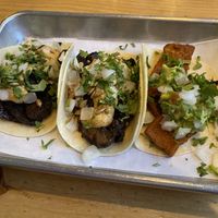 Mushroom and tofu tacos  at Switchback in Durango