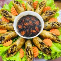 "vegan sausage" at Van Phong in Hanoi