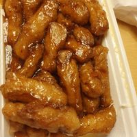 Orange/ Sesame Meatless Chicken  at Yum Yum Hunan in San Francisco