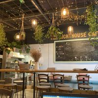 Cute lighting  at Lighthouse Cafe in Galway