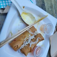 Veggie Spring rolls at Ginger and Spice in Chippendale