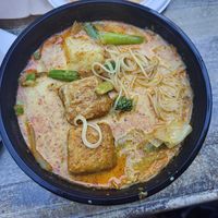 Veggie laksa at Ginger and Spice in Chippendale