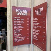 Menu  at Ginger and Spice in Chippendale